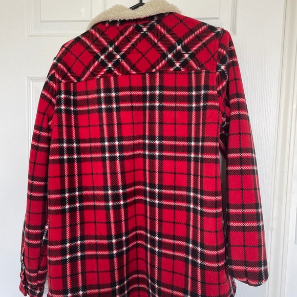Soho Fleece checked Lined Coat - Picture 1 of 3